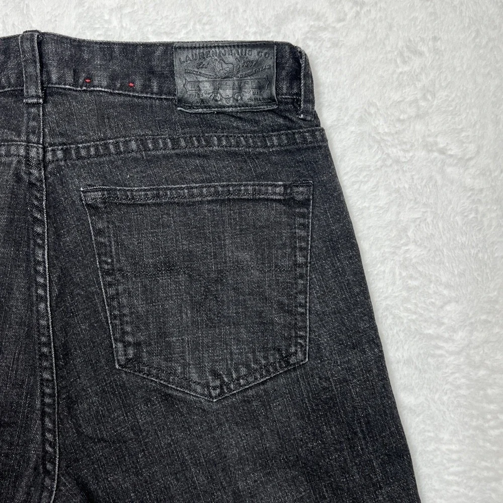 Ralph Lauren Classic Straight Jeans 4 Black Lauren Jeans Co. LRL Denim - Picture 11 of 16